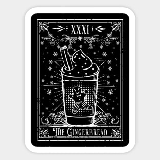 The Gingerbread Latte Tarot Card Sticker